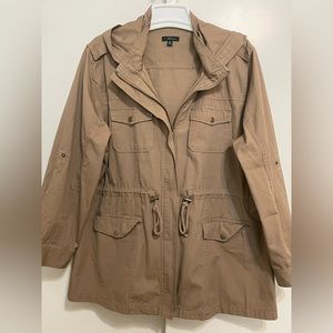 Plus Size Utility Jacket